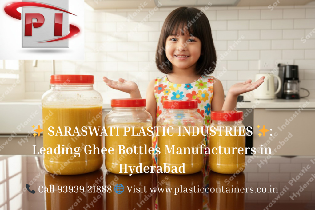 Ghee Bottles Manufacturers & Suppliers in Hyderabad