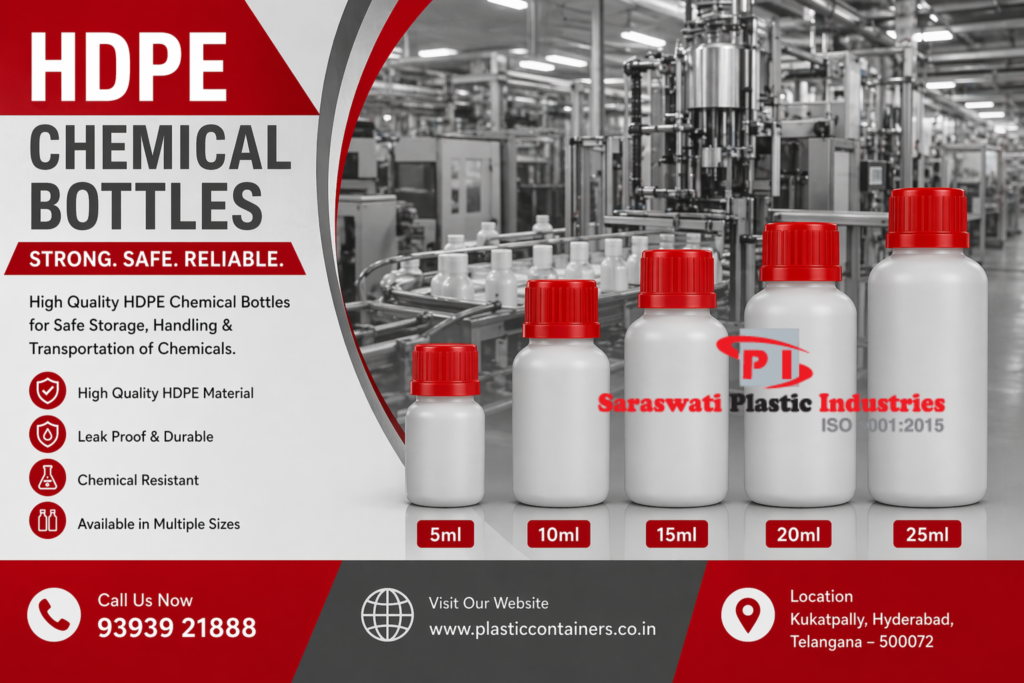 Best Chemical Bottles Manufacturers in Hyderabad