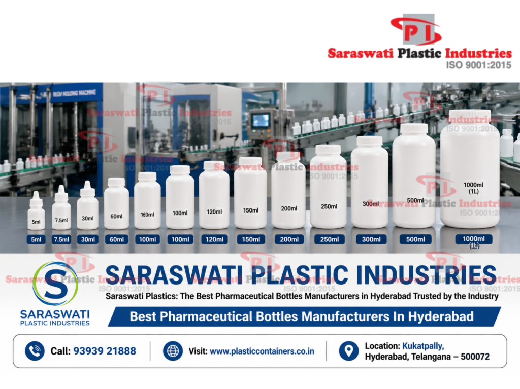 Best Pharmaceutical Bottles Manufacturers In Hyderabad