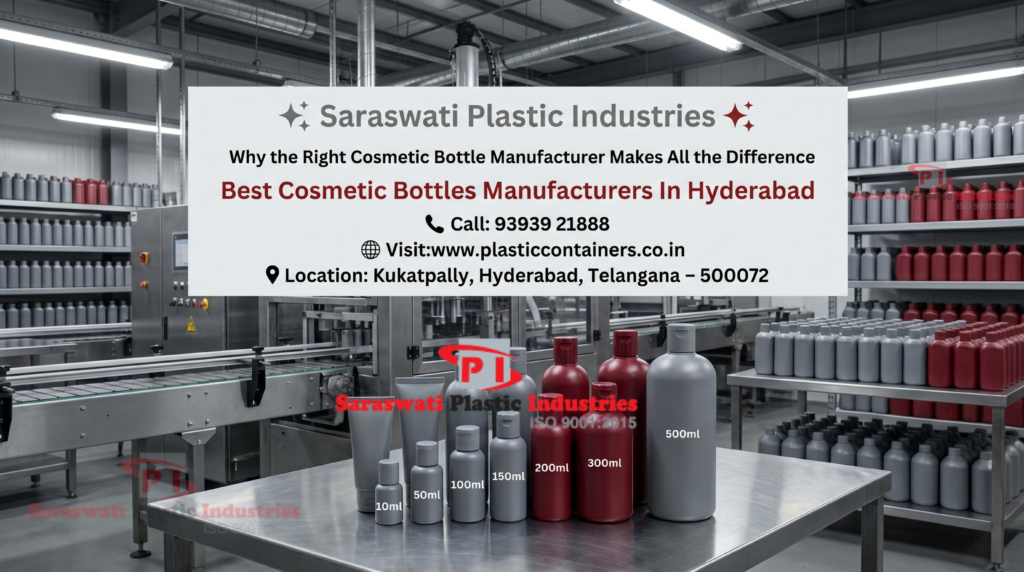 Best Cosmetic Bottles Manufacturers In Hyderabad