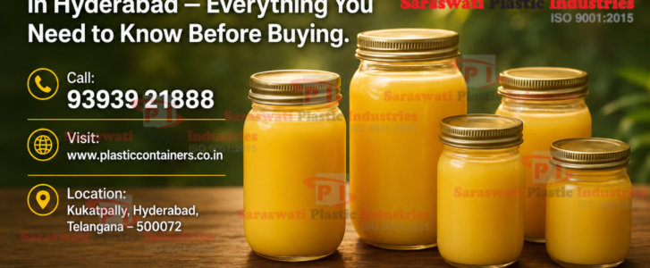 Top Ghee Bottles Manufacturers in Hyderabad
