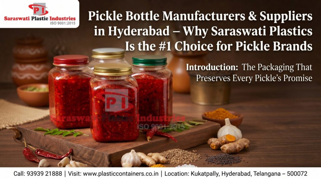 Pickle Bottle Manufacturers in Hyderabad 