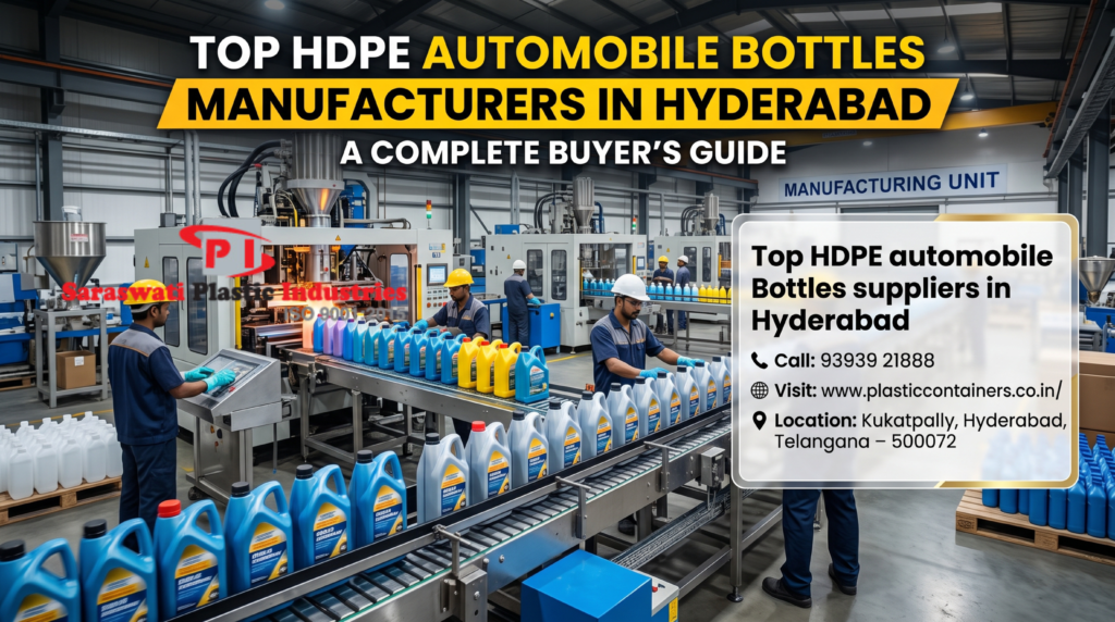 Top HDPE Automobile Bottles Suppliers in Hyderabad