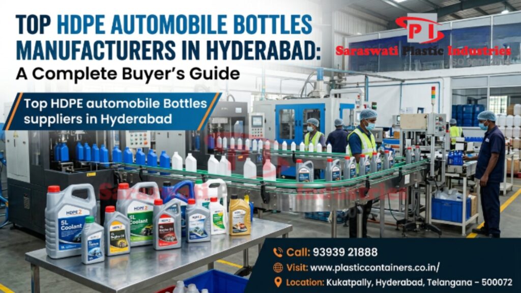 Top HDPE automobile Bottles Manufacturers in Hyderabad